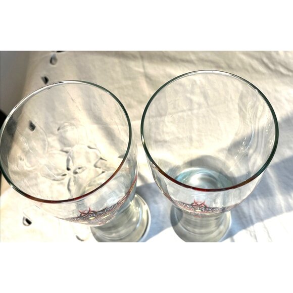 Harley Davidson Ride Easy Cafe Las Vegas Pair Pilsner Beer Glasses - Picture 8 of 14